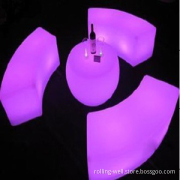 LED Round Bar Counter /LED Display Bar/Plastic Bar Table